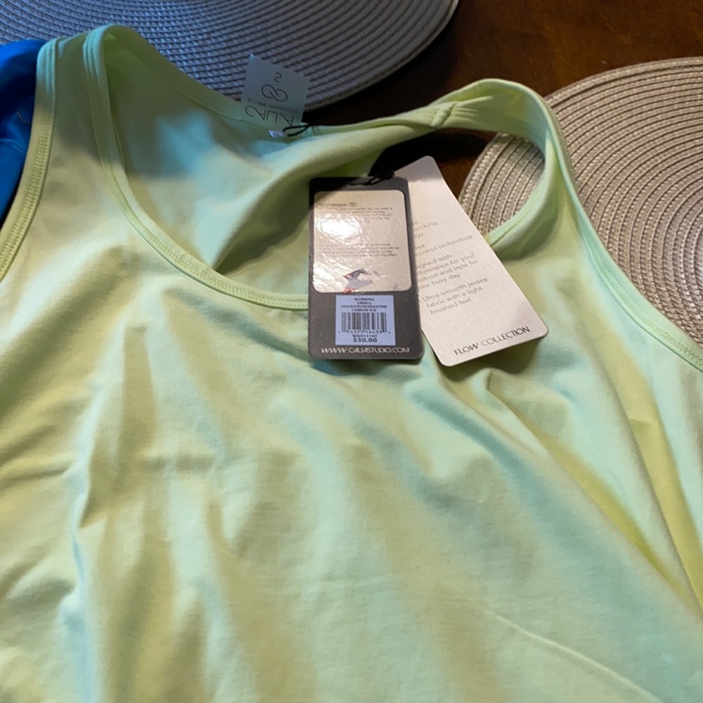 Calia workout pants and racer bank tank